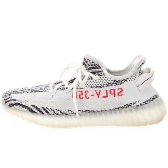 Yeezy X Adidas Boost 350 V2 Zebra Low top MENS SIZE 8 - Picture 3 of 5